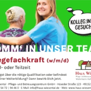 Stellenanzeige Pflegefachkraft gesucht